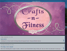 Tablet Screenshot of crafts-n-fitness.blogspot.com