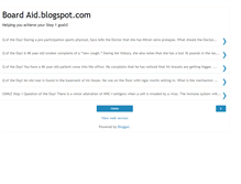 Tablet Screenshot of boardaid.blogspot.com