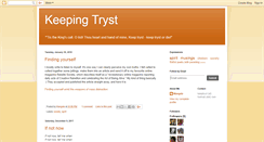 Desktop Screenshot of keeptryst.blogspot.com