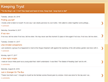 Tablet Screenshot of keeptryst.blogspot.com