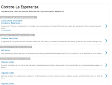 Tablet Screenshot of correoslaesperanza.blogspot.com