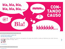Tablet Screenshot of contandocauso.blogspot.com