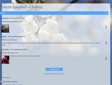 Tablet Screenshot of escolaigualdadejustica.blogspot.com