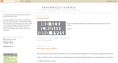 Desktop Screenshot of abnormally.blogspot.com