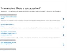 Tablet Screenshot of informazionesenzapadroni.blogspot.com