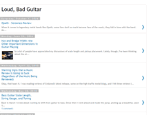 Tablet Screenshot of loudbadguitar.blogspot.com