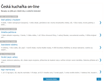 Tablet Screenshot of kucharka-cz.blogspot.com