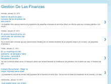 Tablet Screenshot of gestion-de-las-finanzas.blogspot.com