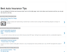 Tablet Screenshot of bestautoinsurancetips.blogspot.com