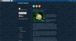 Desktop Screenshot of florasfauna.blogspot.com
