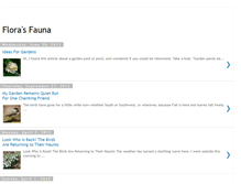 Tablet Screenshot of florasfauna.blogspot.com