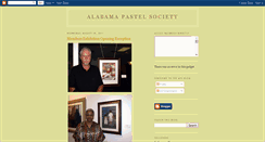 Desktop Screenshot of alabamapastelsociety.blogspot.com