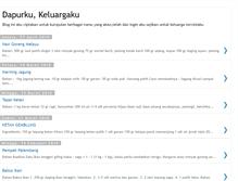 Tablet Screenshot of dapurkuummiku.blogspot.com