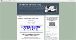Desktop Screenshot of inventorsvoice.blogspot.com