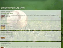 Tablet Screenshot of everydayreallifemom.blogspot.com