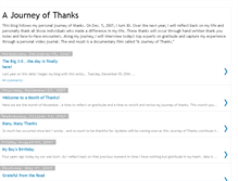 Tablet Screenshot of ajourneyofthanks.blogspot.com