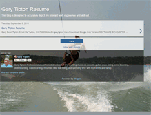 Tablet Screenshot of gary-tipton-resume.blogspot.com