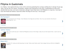 Tablet Screenshot of filipinainguatemala.blogspot.com