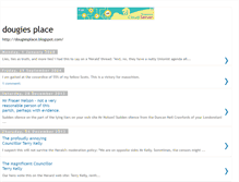 Tablet Screenshot of dougiesplace.blogspot.com