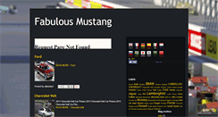 Desktop Screenshot of fabulous-mustang.blogspot.com