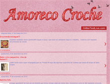 Tablet Screenshot of amorecoartescroche.blogspot.com