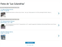 Tablet Screenshot of fotos-lascalandrias.blogspot.com