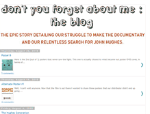 Tablet Screenshot of dontyouforgetaboutmethedocumentary.blogspot.com