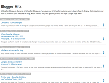Tablet Screenshot of blogger-hits.blogspot.com