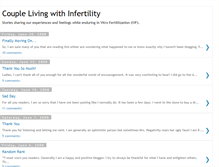 Tablet Screenshot of coupleslivingwithinfertility.blogspot.com