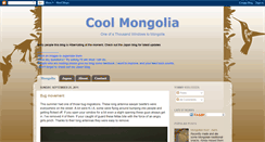 Desktop Screenshot of coolmongolia.blogspot.com