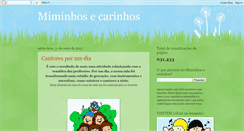 Desktop Screenshot of miminhosecarinhos.blogspot.com