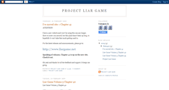 Desktop Screenshot of projectliargame.blogspot.com