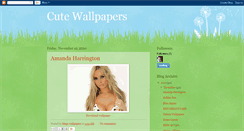 Desktop Screenshot of cutewalpapers.blogspot.com