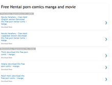Tablet Screenshot of freehentaicomicsandmovie.blogspot.com