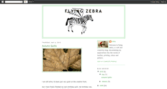 Desktop Screenshot of flyingzebradesigns.blogspot.com