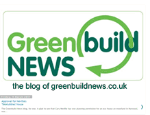 Tablet Screenshot of greenbuildnews.blogspot.com