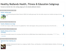 Tablet Screenshot of healthyredlandshfe.blogspot.com