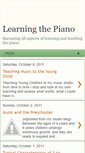 Mobile Screenshot of learningthepiano.blogspot.com