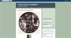 Desktop Screenshot of officinagraficailquadrato.blogspot.com