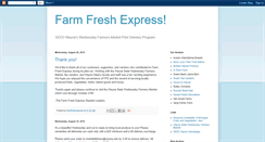 Desktop Screenshot of farmfreshexpress.blogspot.com