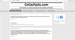 Desktop Screenshot of celiacfacts2.blogspot.com