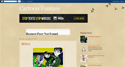 Desktop Screenshot of cartoon-fantasy.blogspot.com