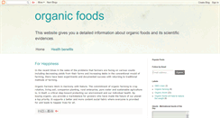 Desktop Screenshot of 123organicfoods.blogspot.com