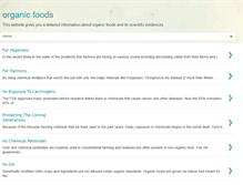 Tablet Screenshot of 123organicfoods.blogspot.com