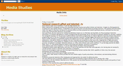 Desktop Screenshot of mediastudiesteacher.blogspot.com