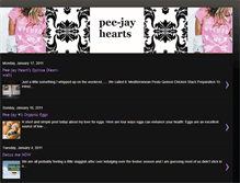 Tablet Screenshot of pee-jayhearts.blogspot.com