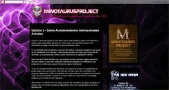 Desktop Screenshot of minotaurusproject.blogspot.com