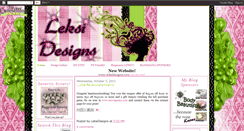 Desktop Screenshot of leksidesigns.blogspot.com