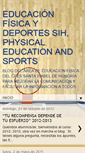 Mobile Screenshot of educacionfisicaydeportesih.blogspot.com