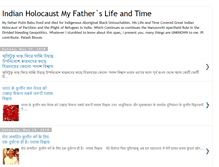 Tablet Screenshot of indianholocaustmyfatherslifeandtime.blogspot.com